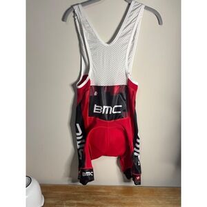 BMC Swiss Cycling Technology Men's Bib Shorts Red Black White Pro Cycling